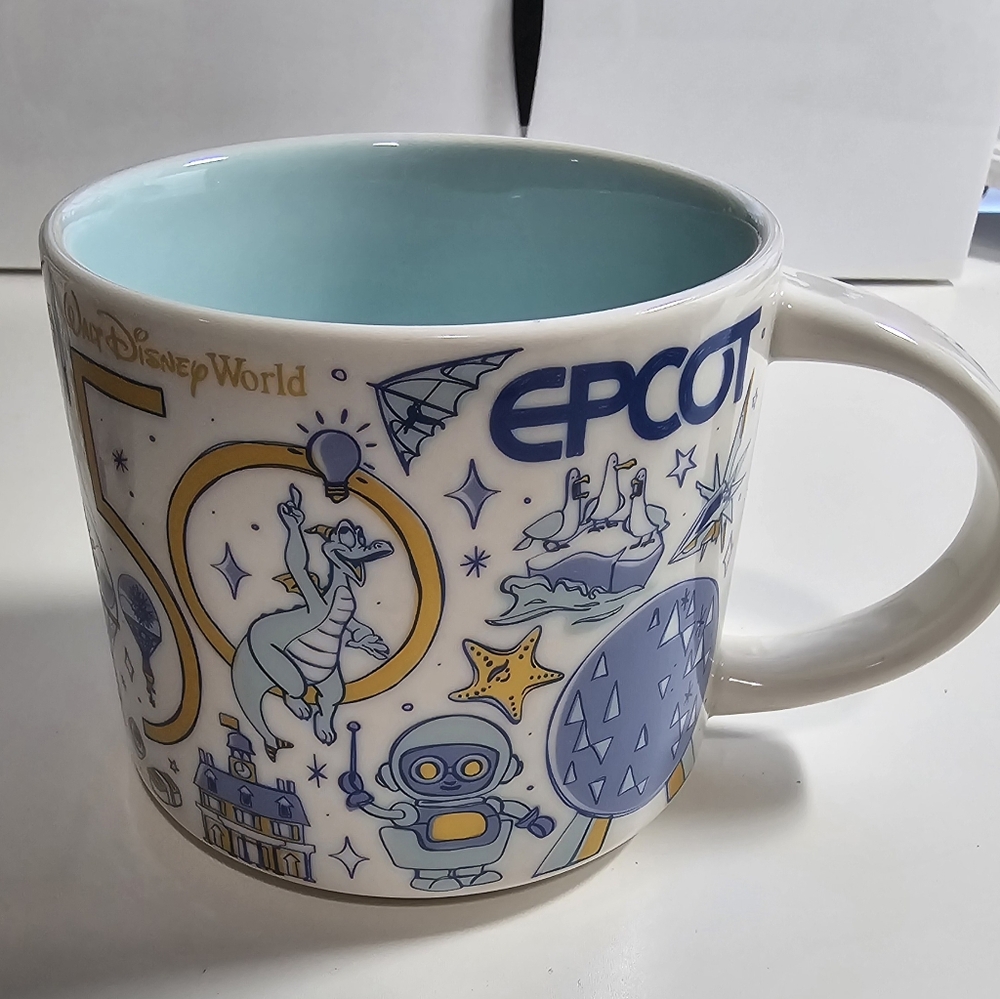 Disney World 50th Anniversary Starbucks been there Series Epcot 14oz
